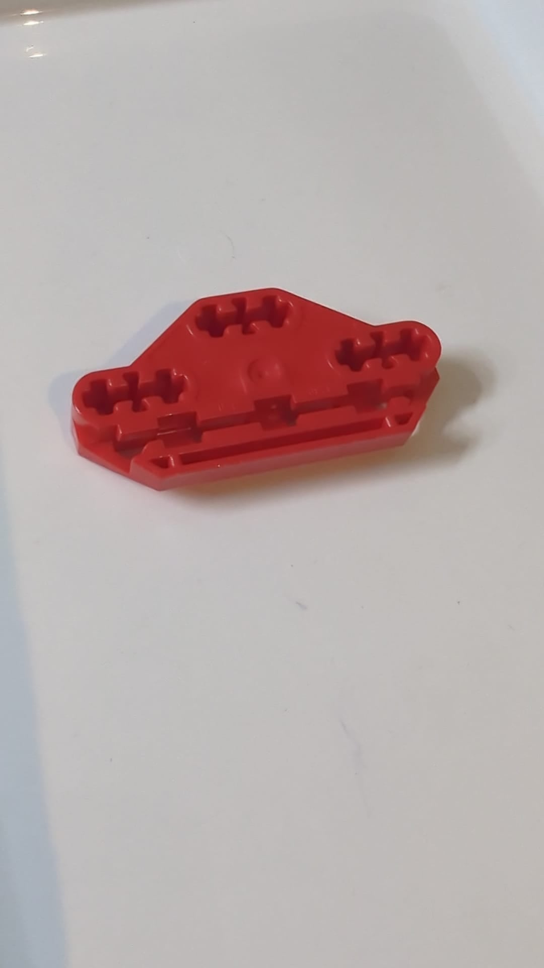 3x6 Technic, Achsverbinderblock mit 6 Löchern rot