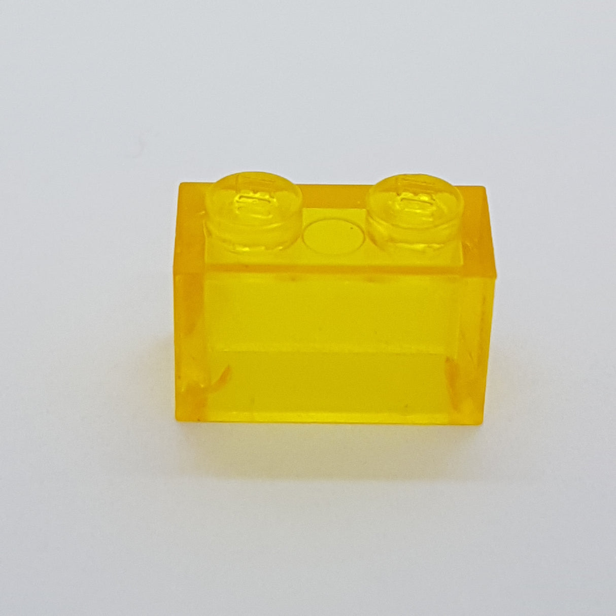 NEU Stein 1 x 2 ohne Boden Tube transparent gelb