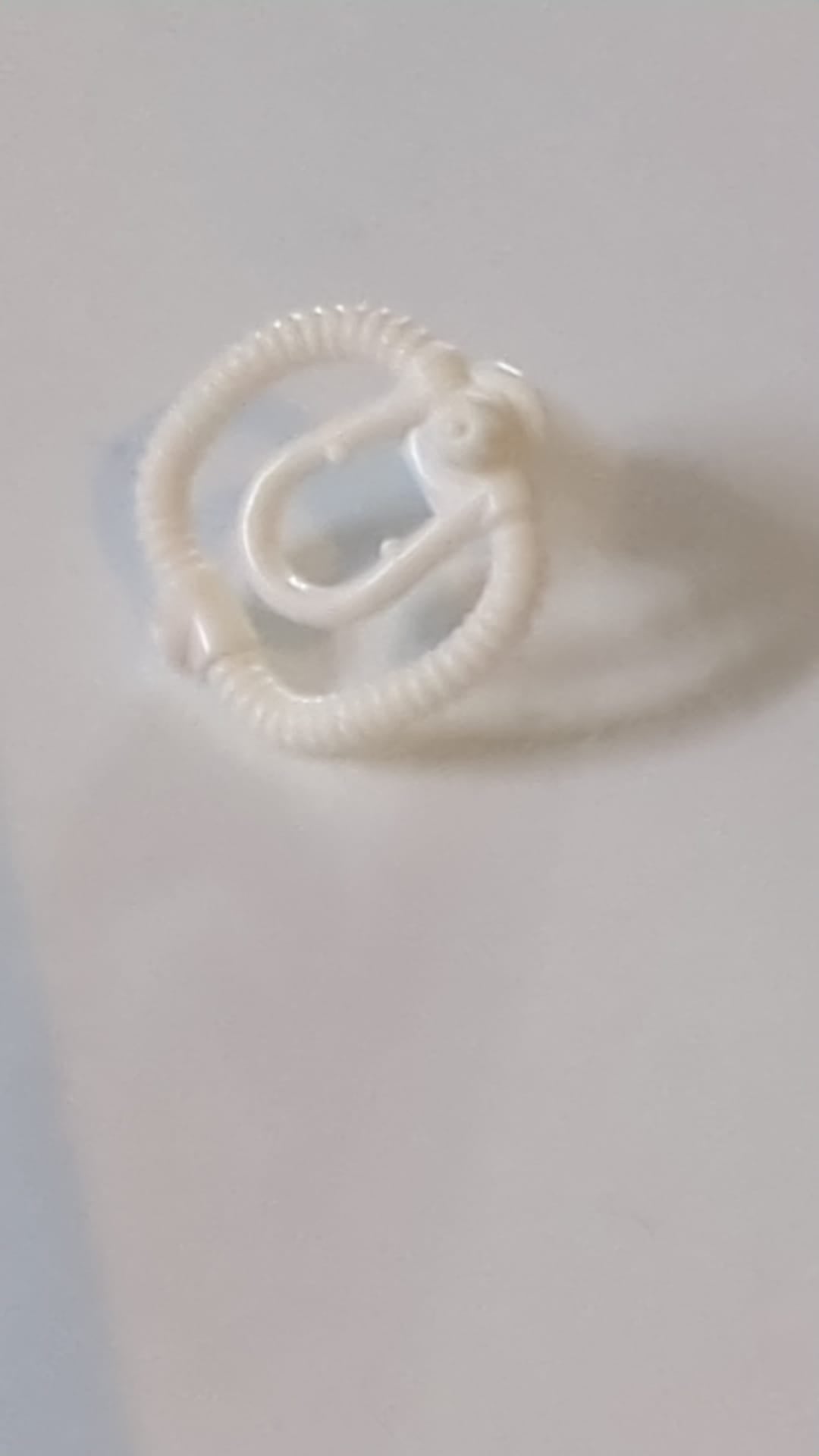 Atemgerät für Minifiguren, Atemregler und Luftflasche ohne Stangenhalterung weiß