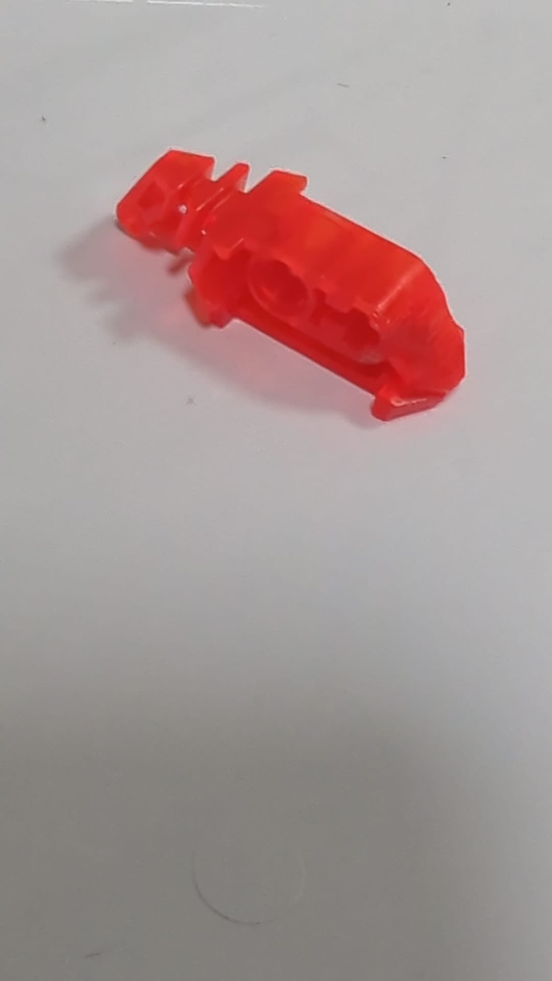 Bionicle Verbinderblock Auge/Gehirnstiel (Toa Metru) transparent neonorange
