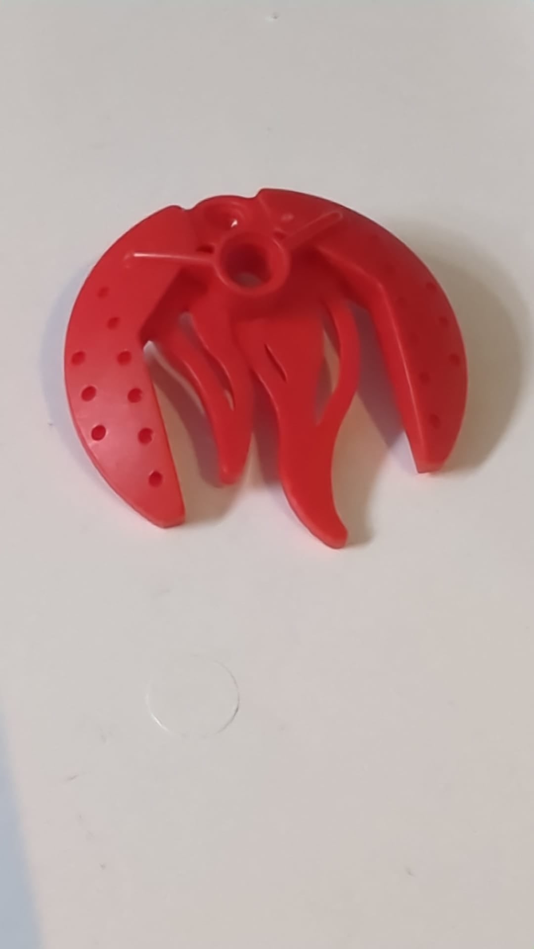 5x5 Bionicle-Waffe Schild mit Flammen rot