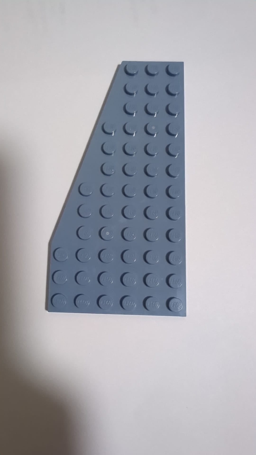 6x12 Flügelplatte links sandblau