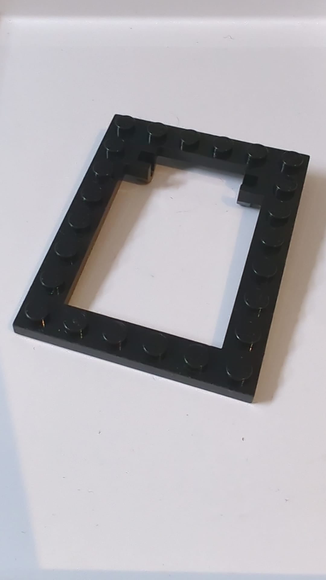 6x8 Platte, modifizierter Falltürrahmen horizontal schwarz