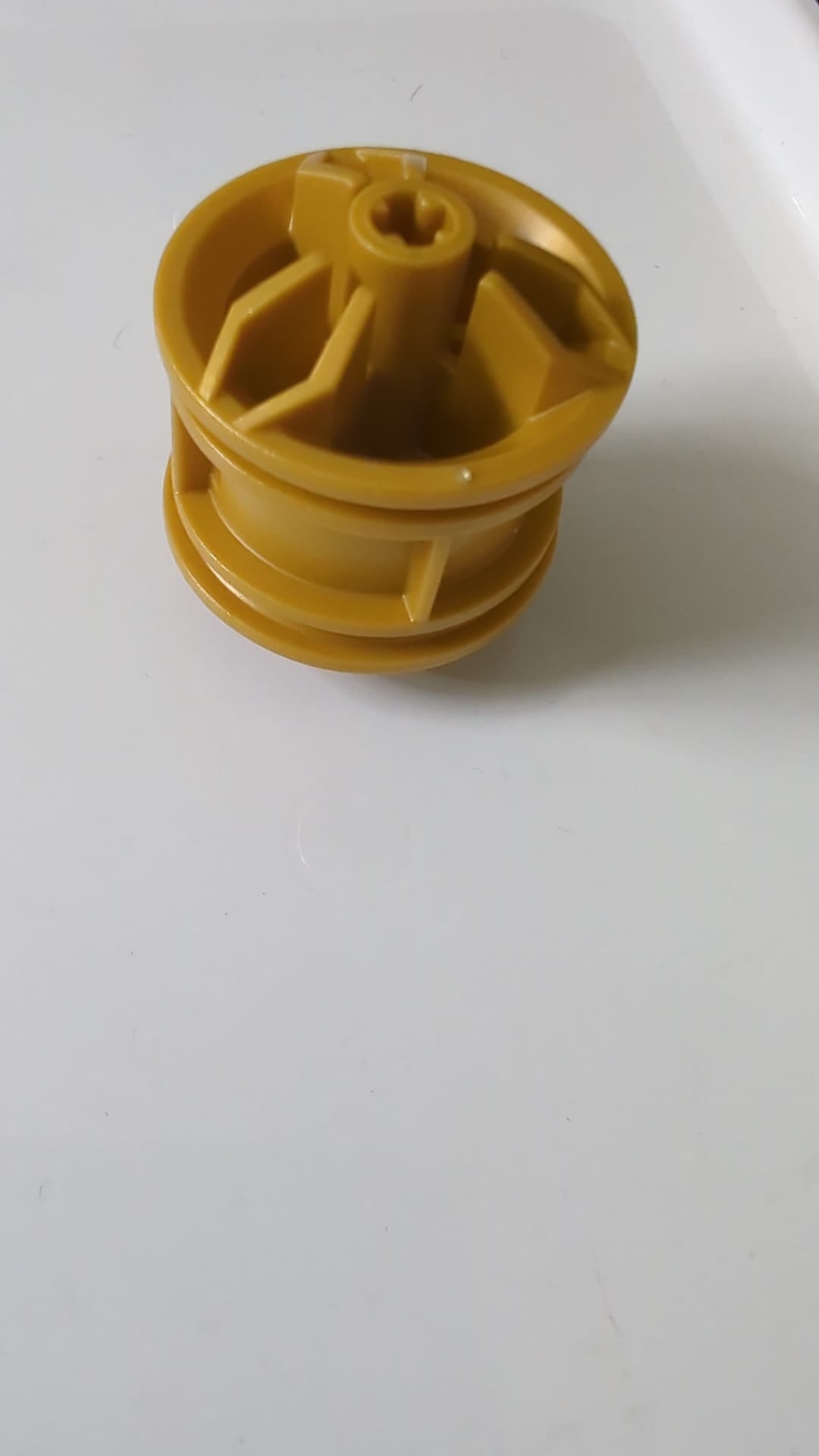 Rad 30,4 mm Durchmesser x 20 mm mit Mittelachsbohrungen für Motorrad pearlgold