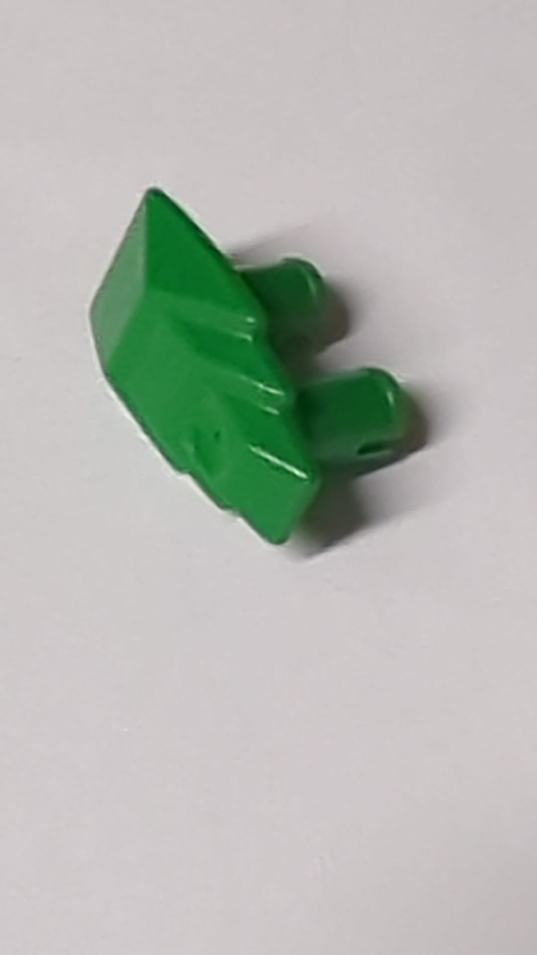 1x2 Fahrzeug Verkleidung, Panzerung klein, mit 2 Pins grün