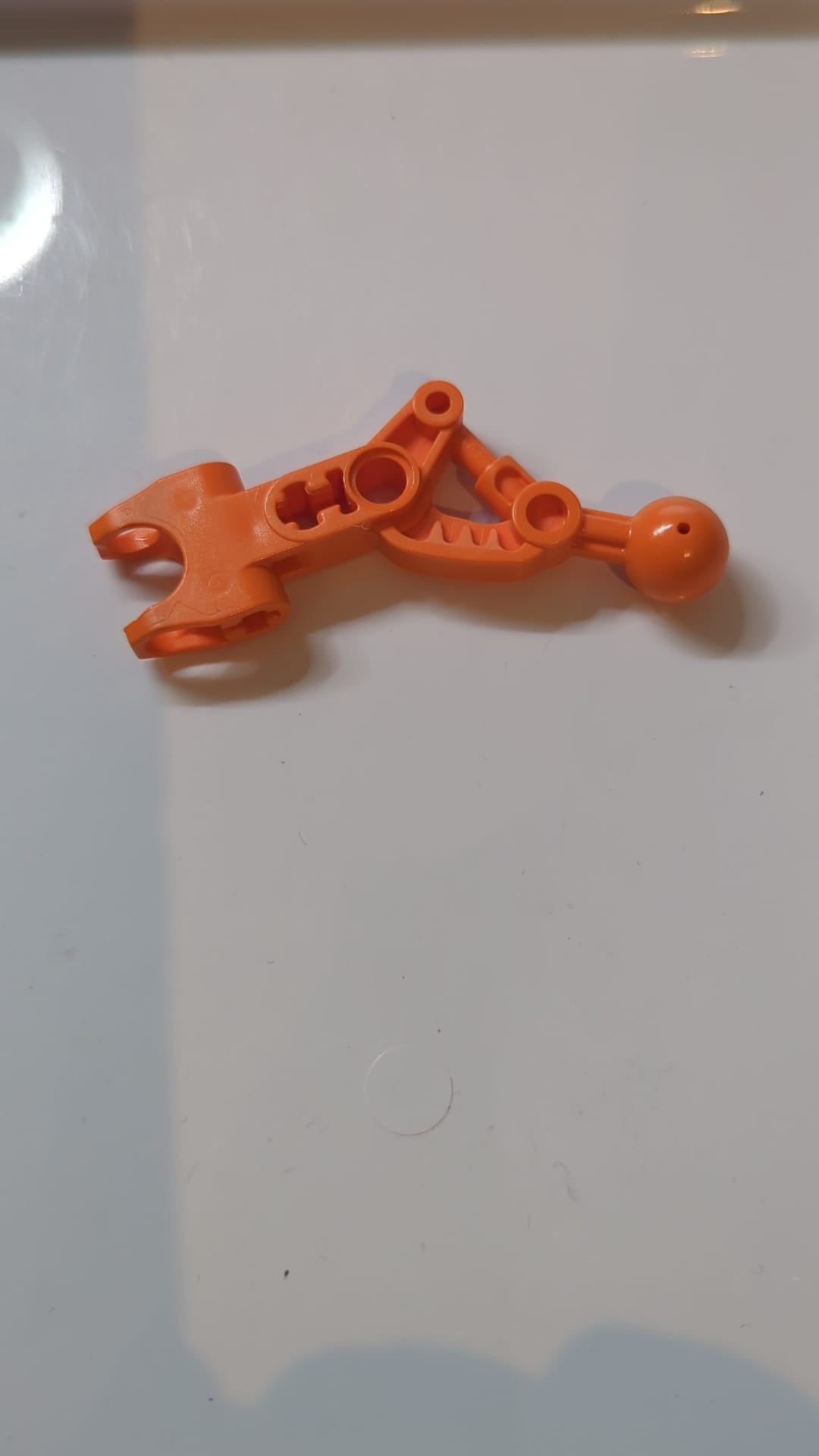 Hero Factory Arm-/Bein-Winkelgelenk mit Kugelgelenk und Kugelpfanne orange