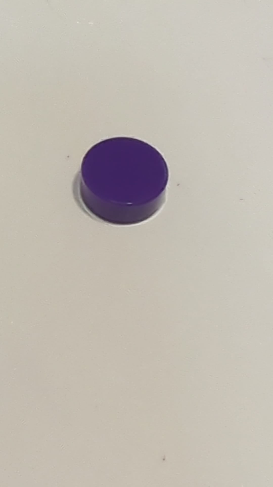 NEU 1 x 1 Fliese rund lila