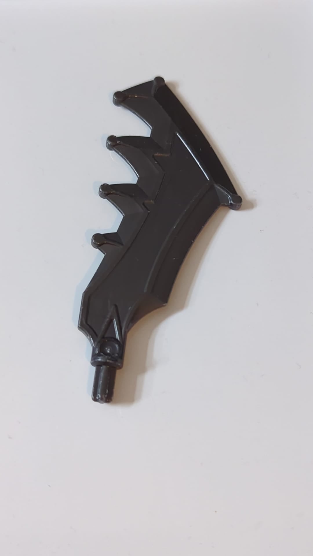 Hero Factory Waffe, Axt / Schwert mit gezackter Klinge titan