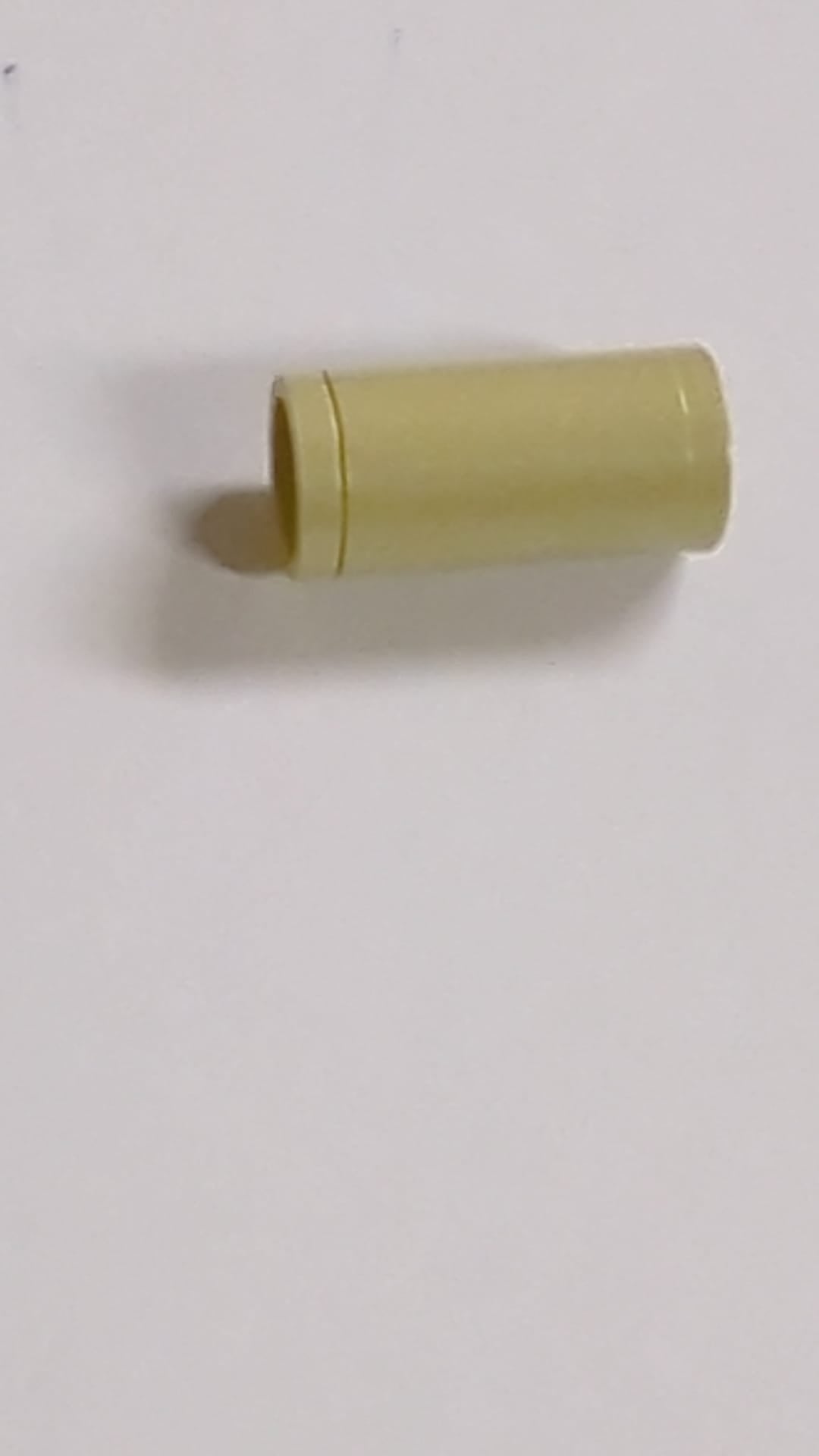 Pinverbinder rund ohne Slot beige tan