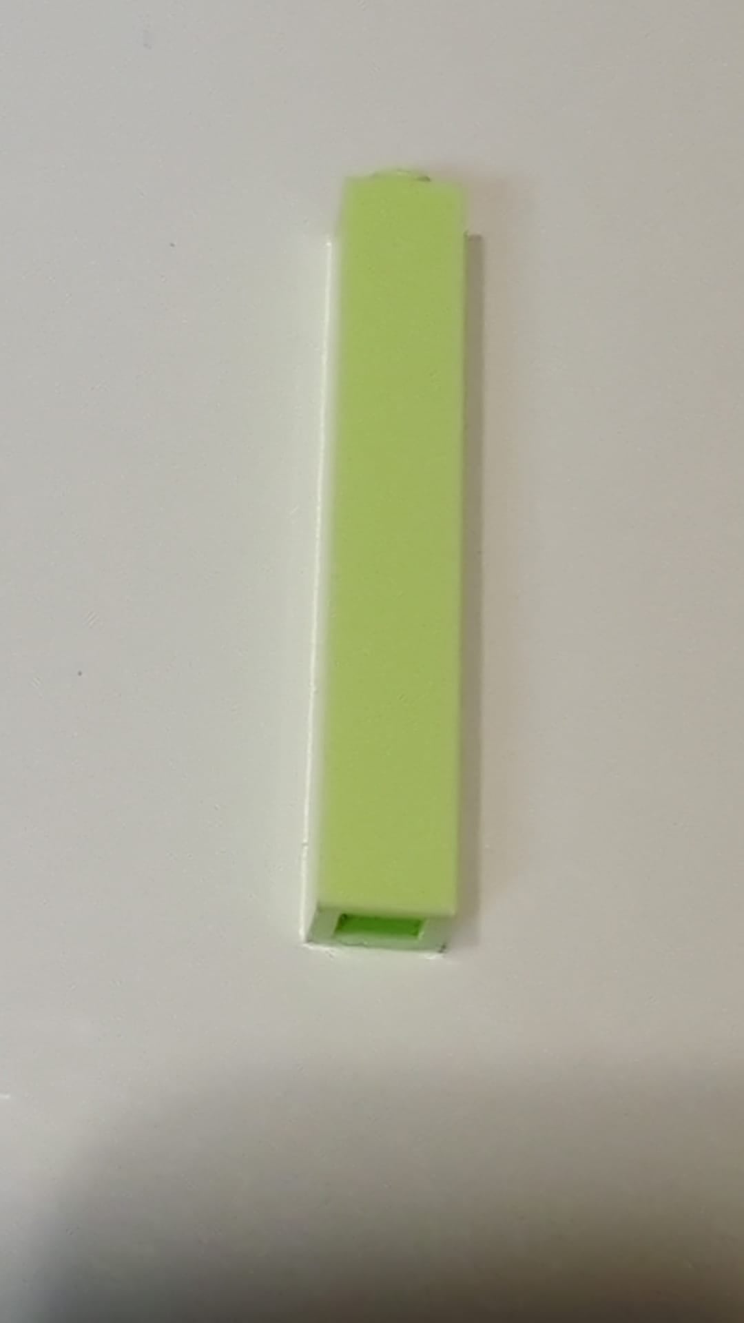 NEU 1 x 1 x 5 Stein - Solide Noppe mintgrün