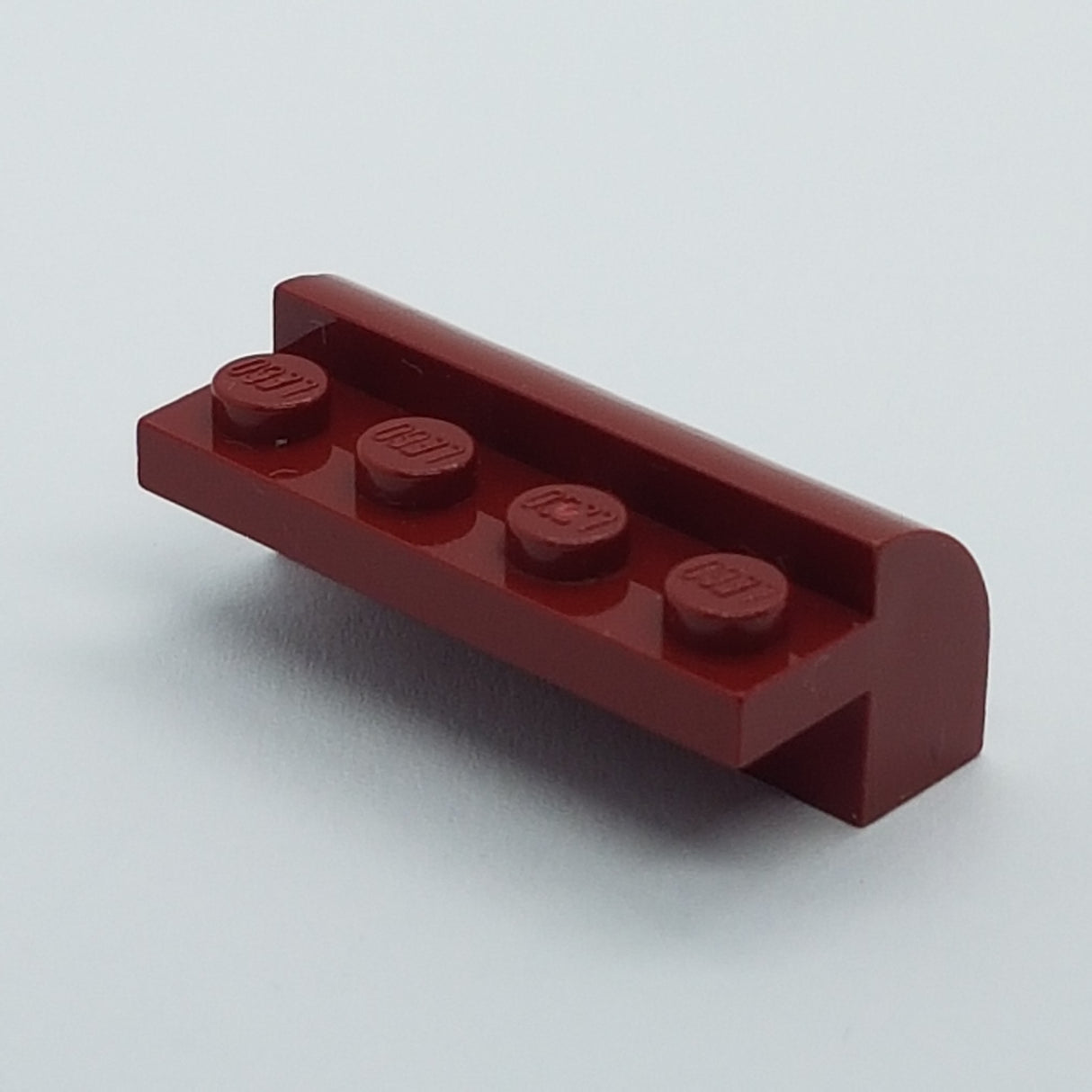 NEU Schrägstein 2 x 4 x 1 1/3 dunkelrot