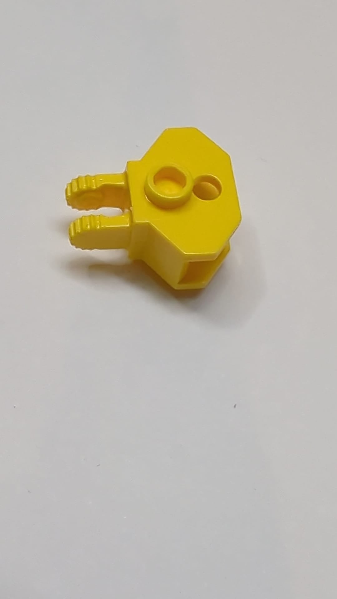 1x2 Scharnier mit 2 Fingern und Kugelgelenk gelb