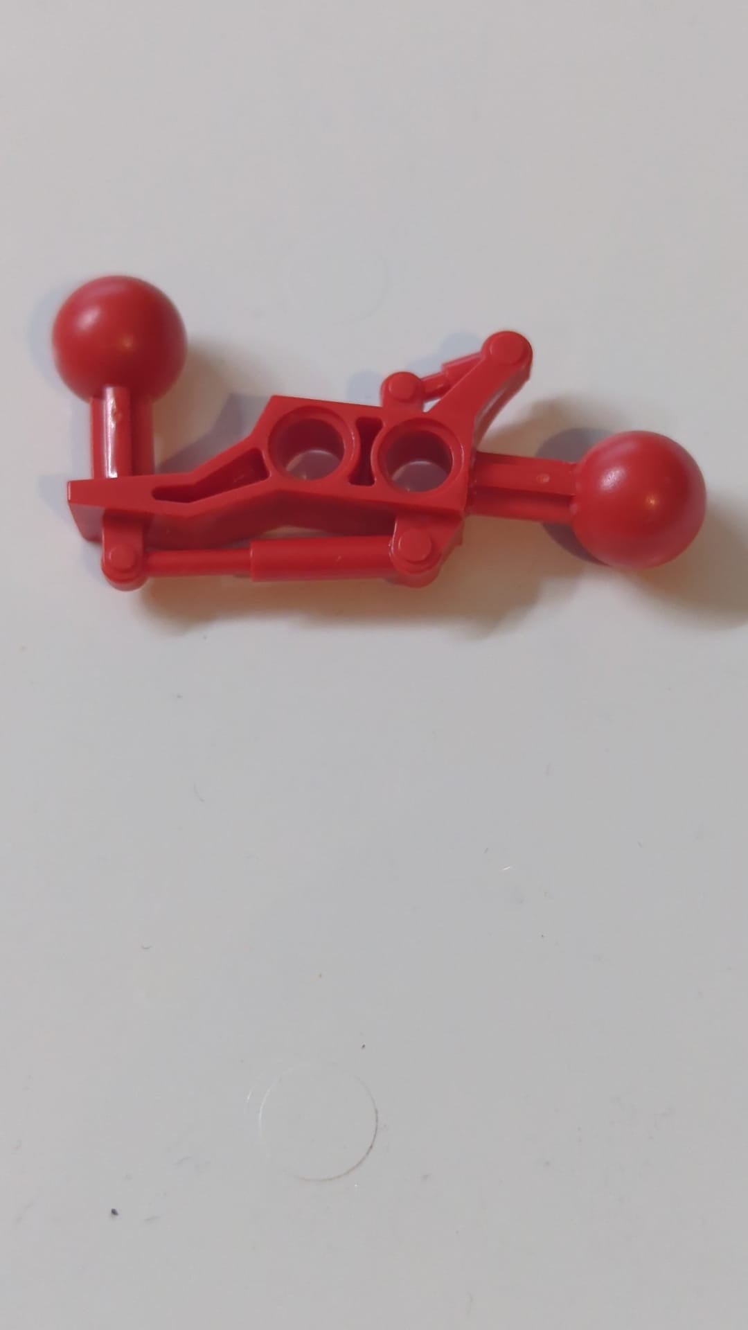 2x7 Technic-Kugelgelenk mit 2 Kugelgelenken rot