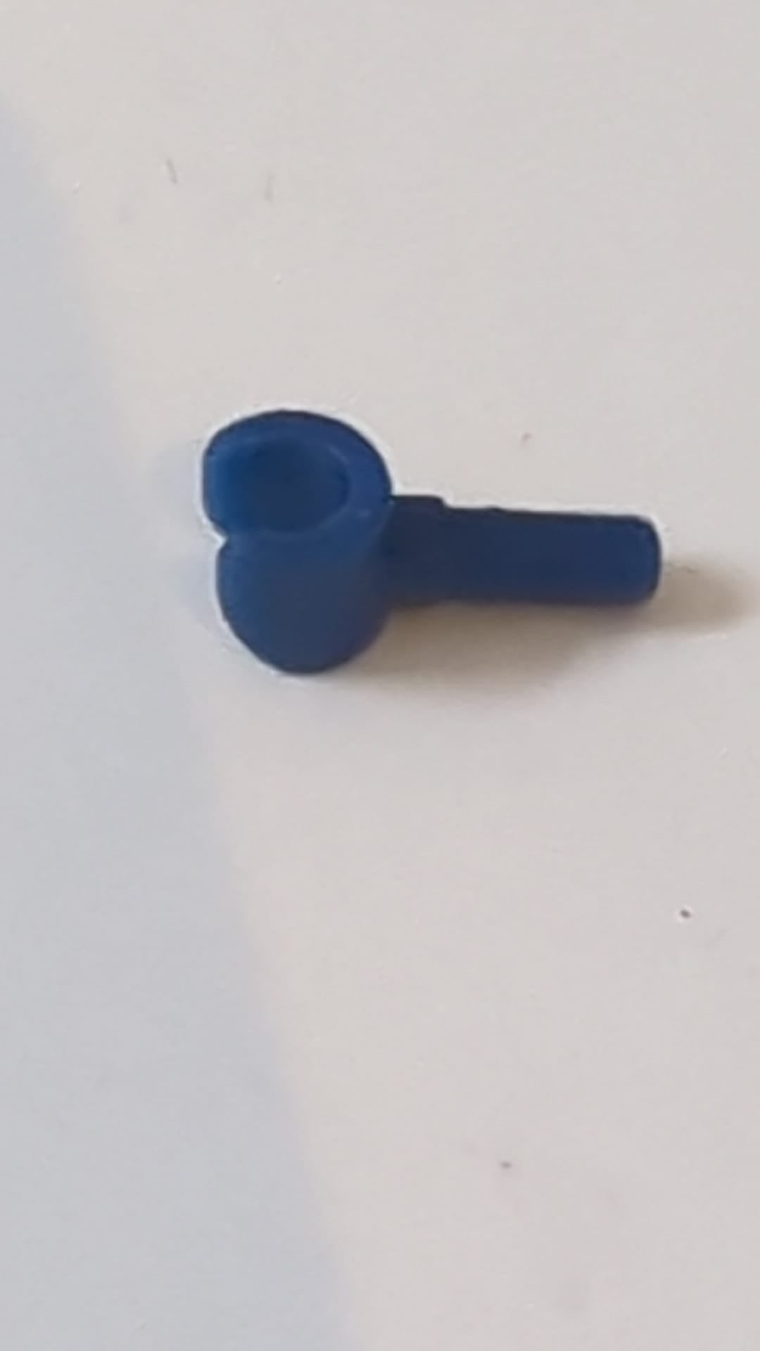Hand dunkelblau