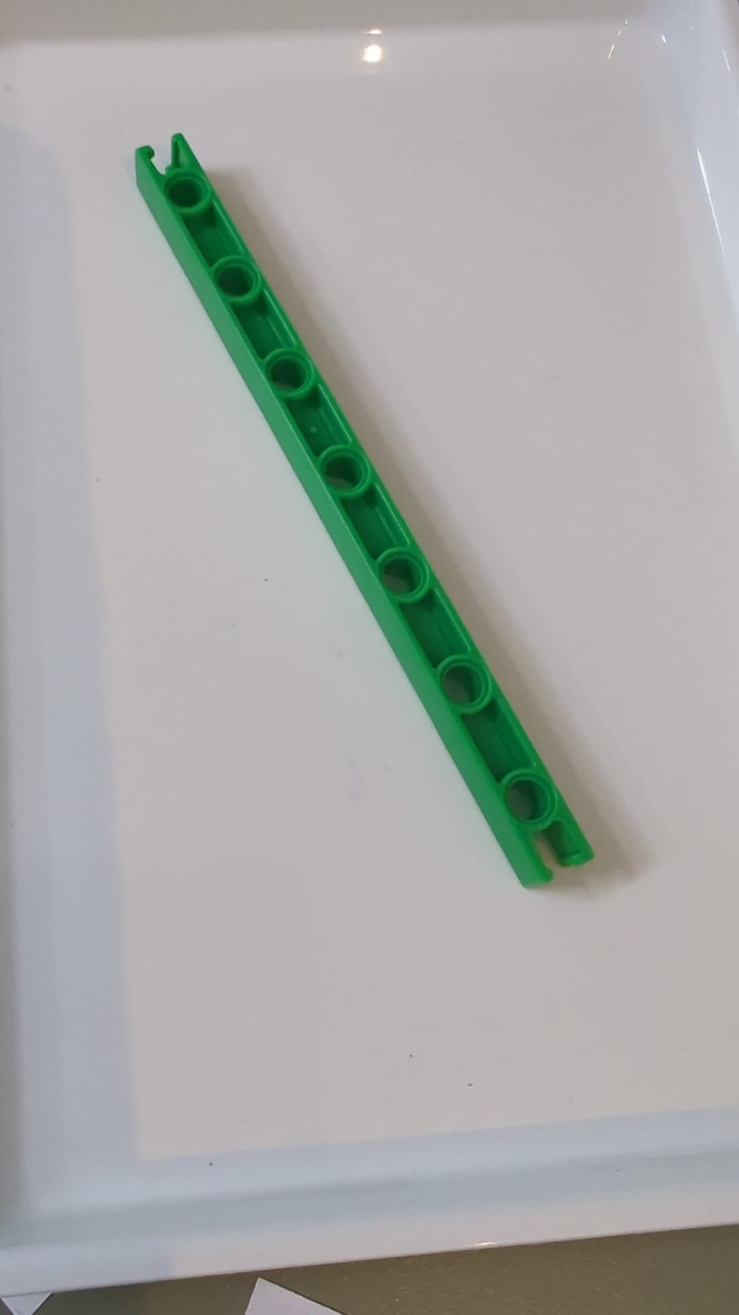 Znap-Träger 15, 7 Löcher grün