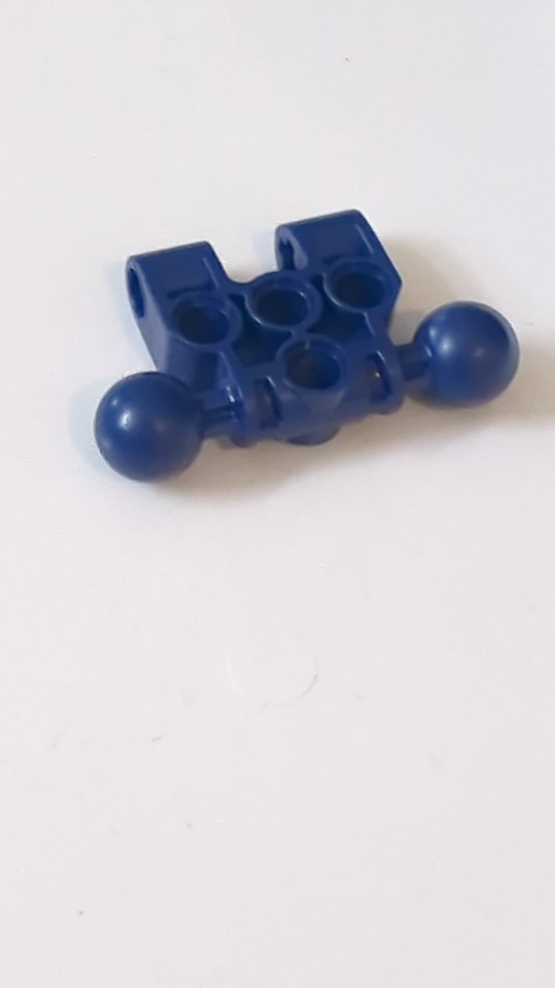 Bionicle Vahki Torso Unterteil mit 2 Kugelgelenken und 4 Stiftlöchern dunkelblau