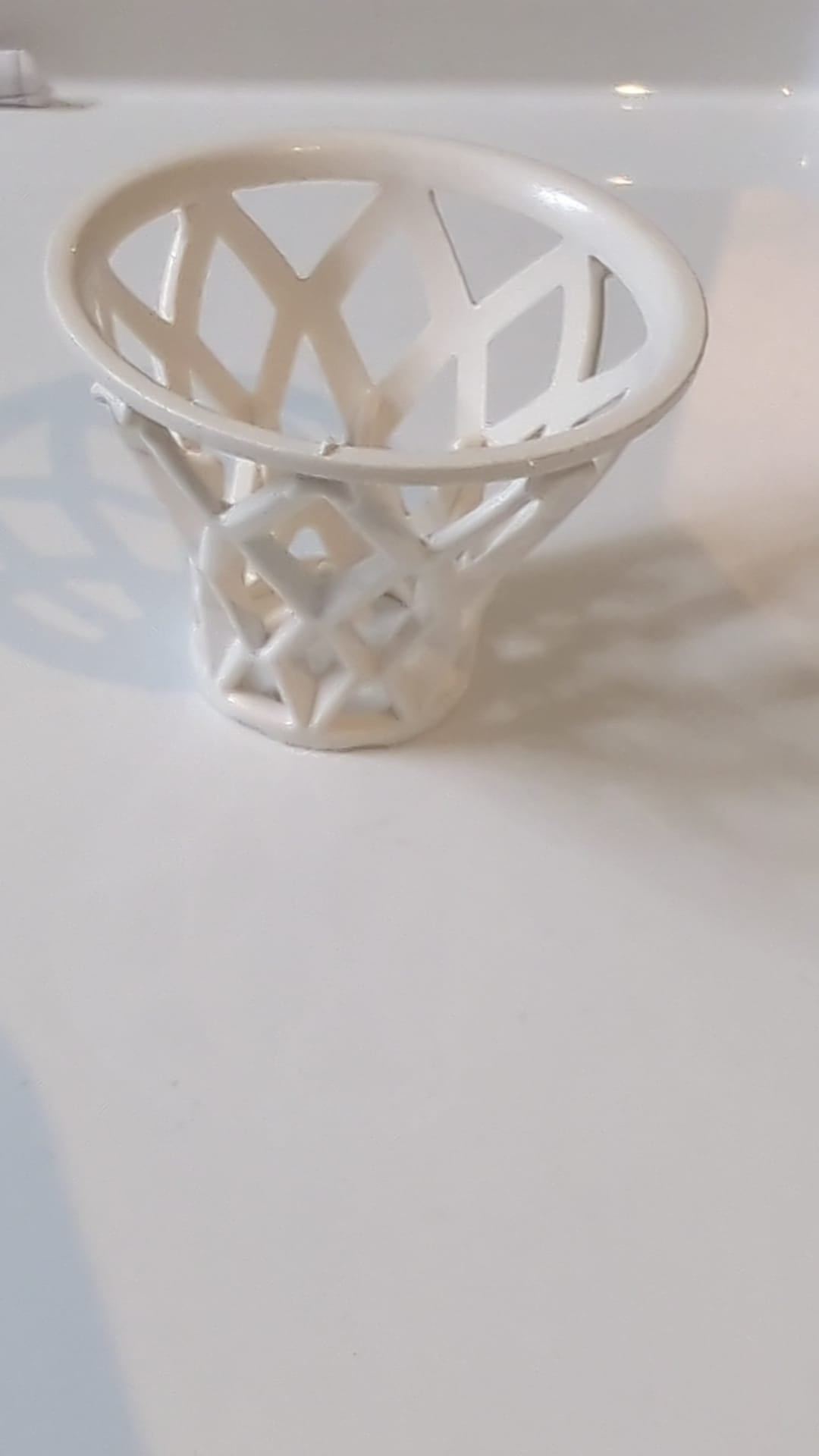 Sport Basketball Netz weiß