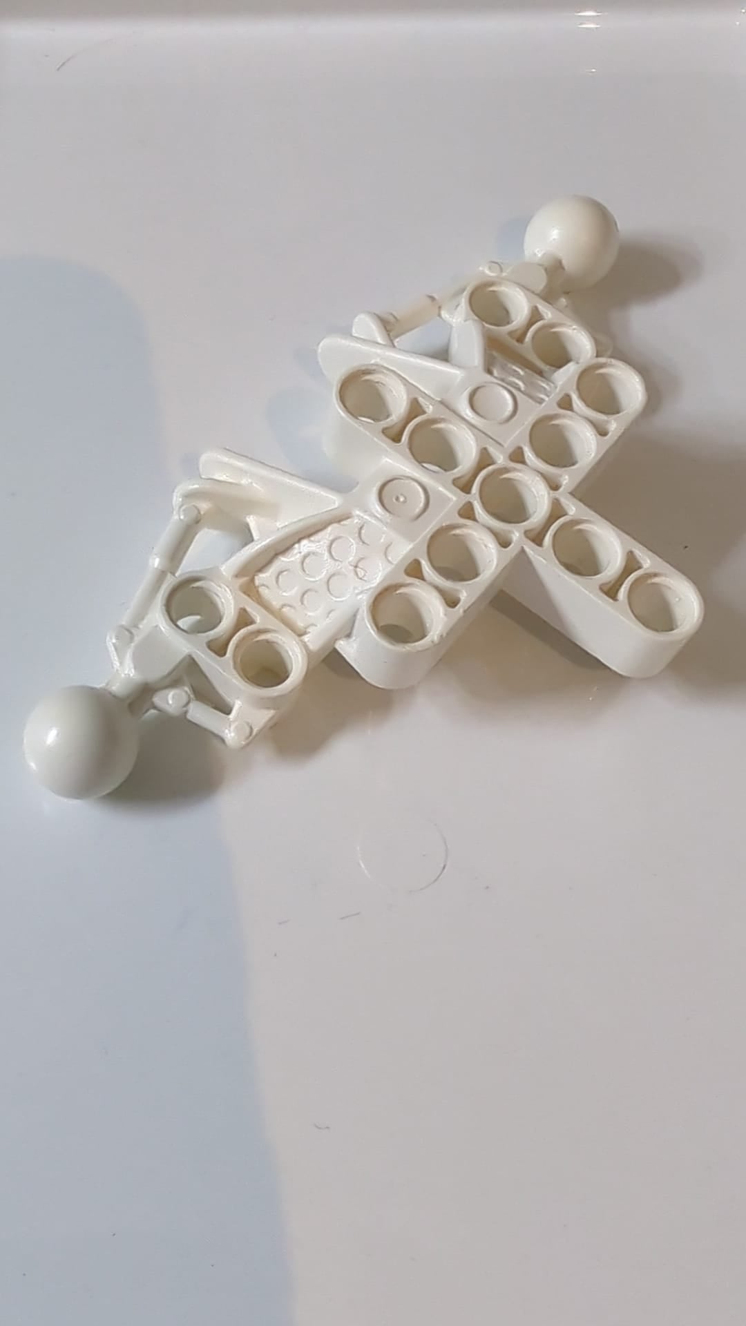 Bionicle Toa Inika Oberkörper / Schulterbereich weiß