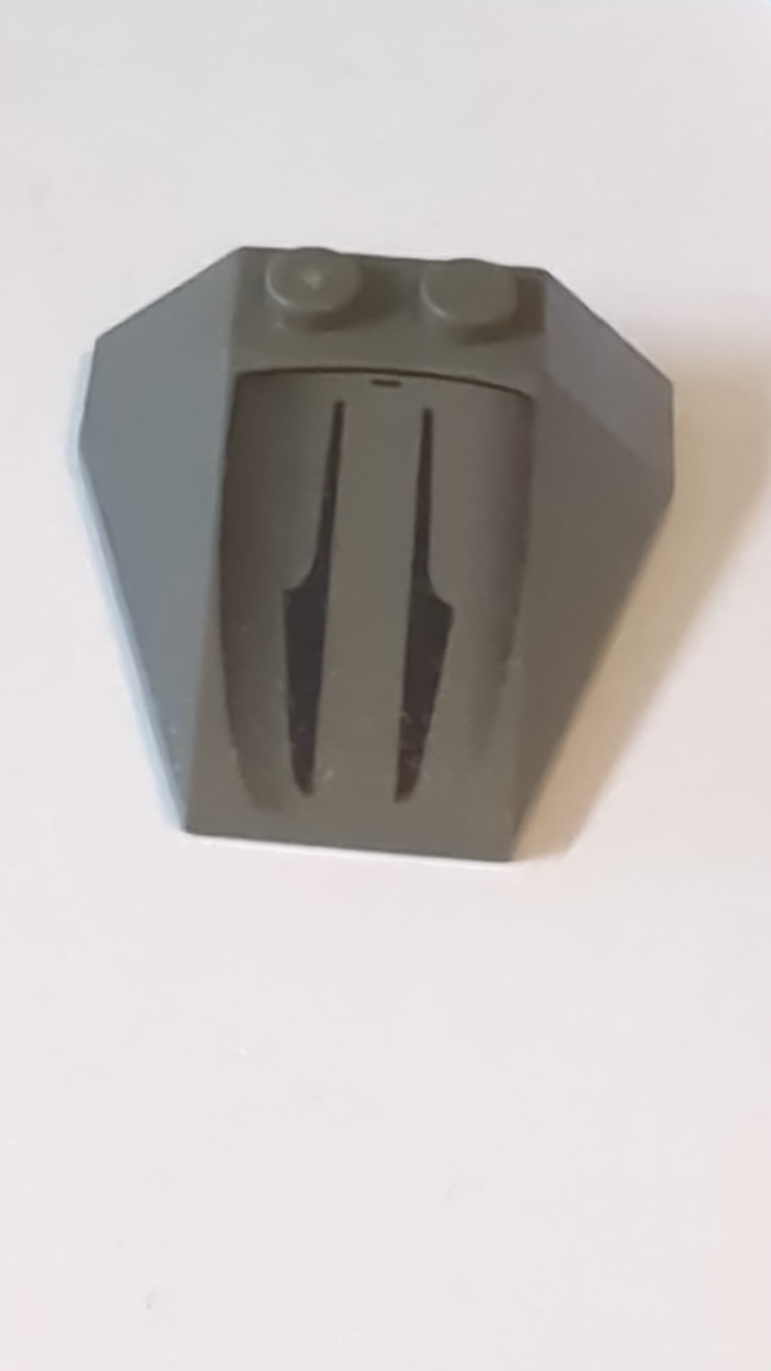 4x4 Keilstein Dreifach ohne Bolzenkerben mit SW Black Flared Lines Muster altundkelgrau