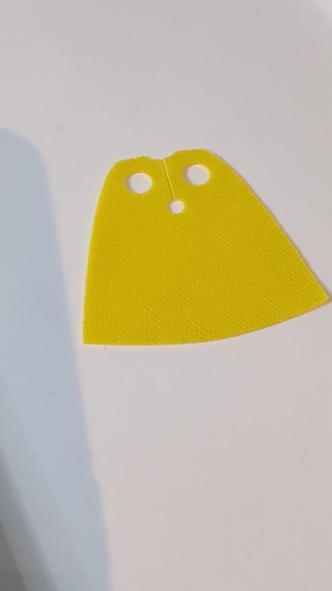 NEU Stoffumhang für Minifiguren, kurz, glänzender Satin gelb