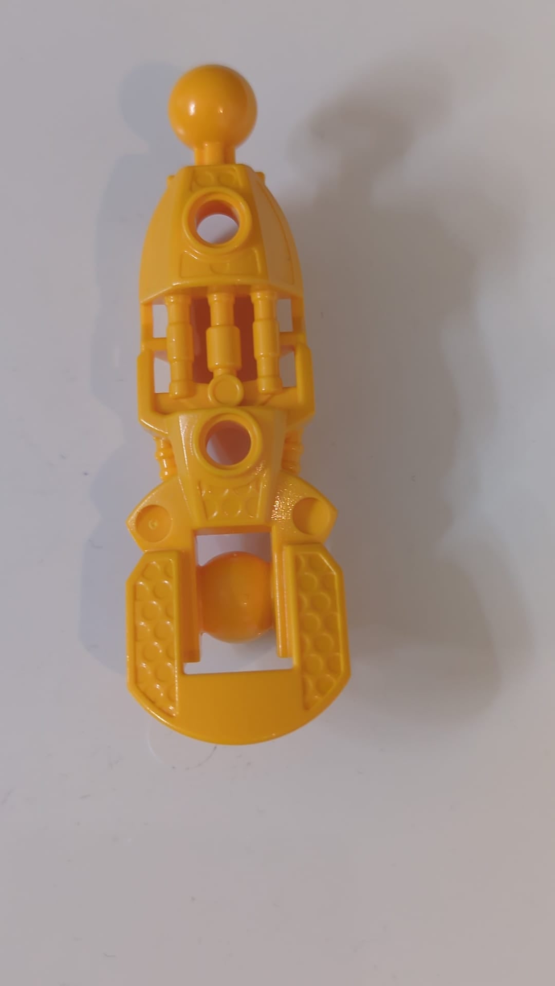 Bionicle Toa Inika Unterschenkel hellorange