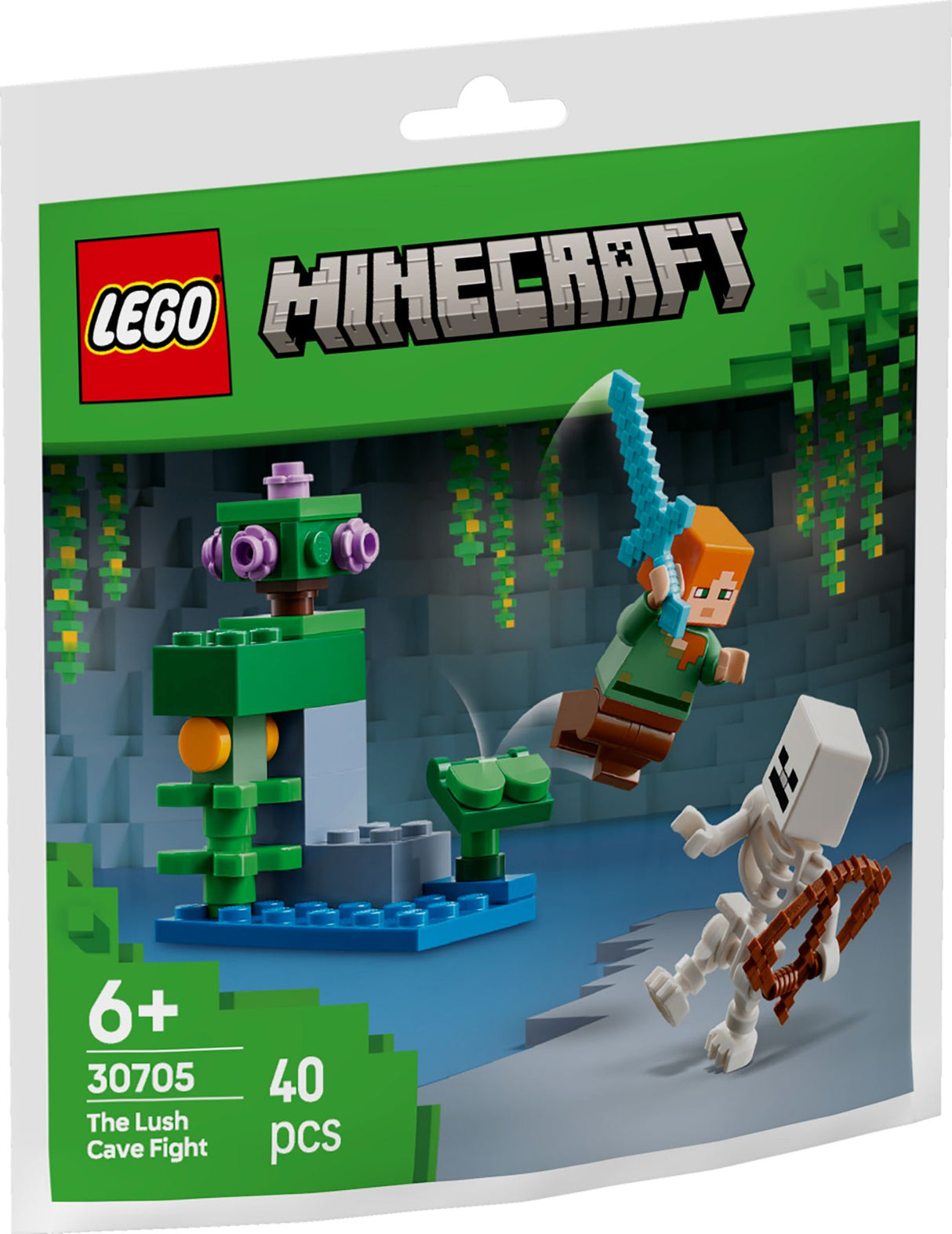 NEU LEGO® Minecraft 30705 Showdown in der Üppigen Höhle Polybag
