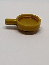 NEU Minifigur, Utensil Bratpfanne pearlgold