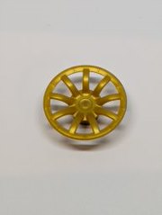 NEU Radkappe mit 9 Speichen - 24mm D. - für Räder 55982 und 56145 pearlgold