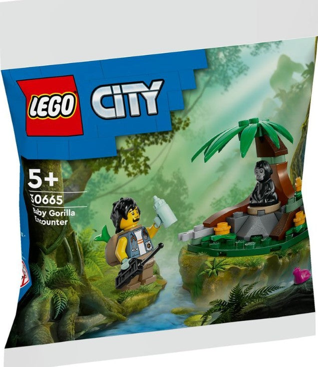 LEGO® City 30665 Dschungelforscher mit Baby-Gorilla Polybag/Paperbag