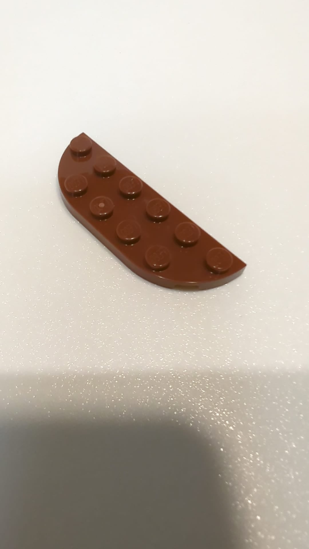 NEU Platte, abgerundet 2 x 6 doppelt neubraun