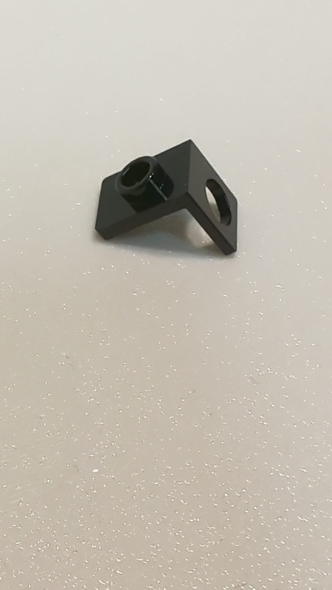 NEU Minifigur Halshalterung mit Rückenbolzen - Dicke Rückwand schwarz