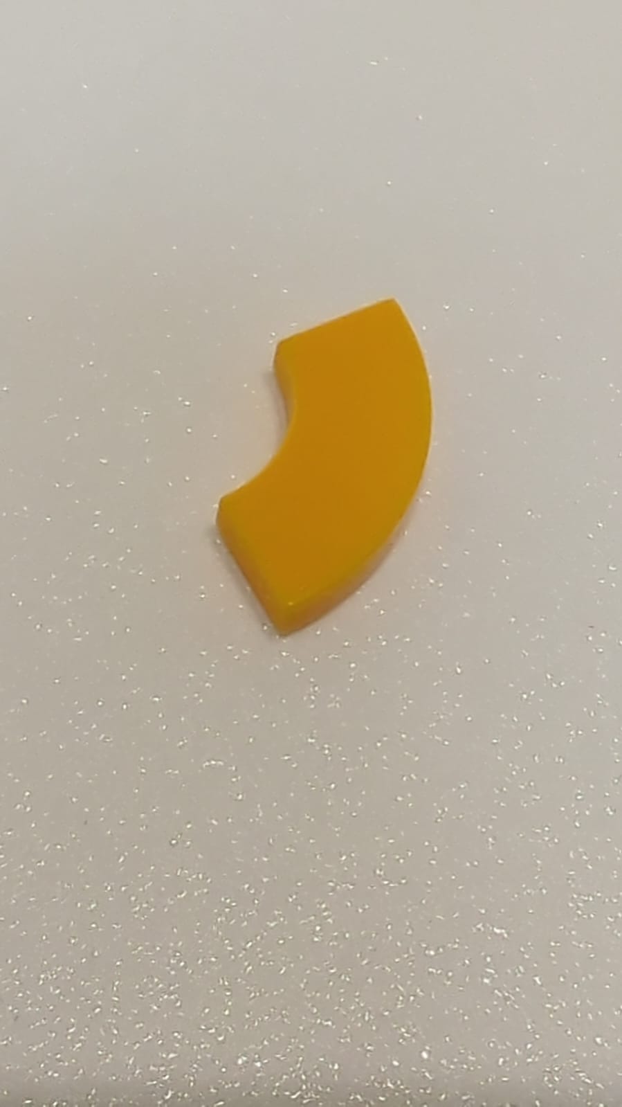 NEU Fliese, Kurve 2 x 2 Macaroni hellorange