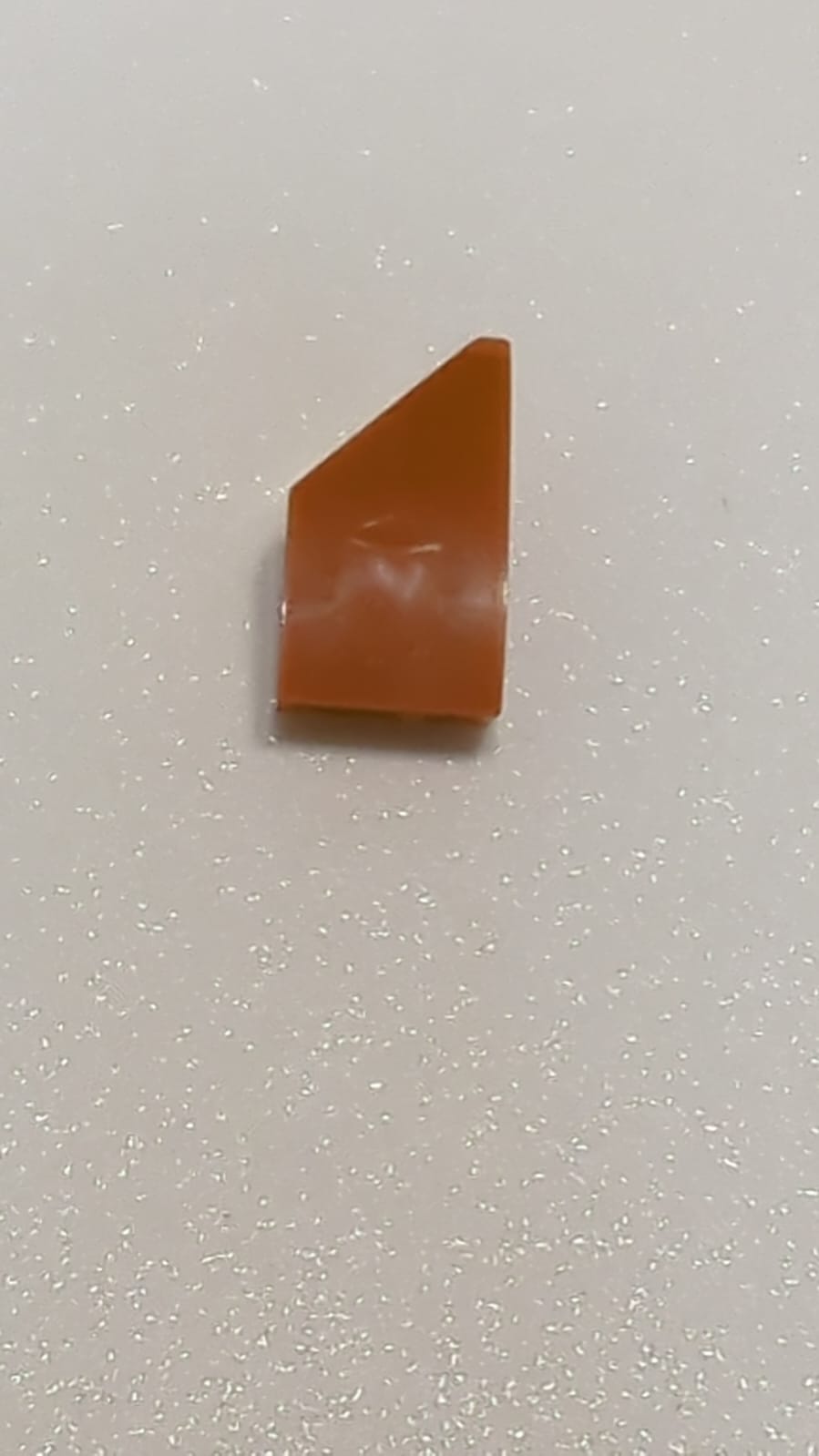 NEU Fliese gebogen Keil 2 x 1 x 2/3 Links dunkelorange