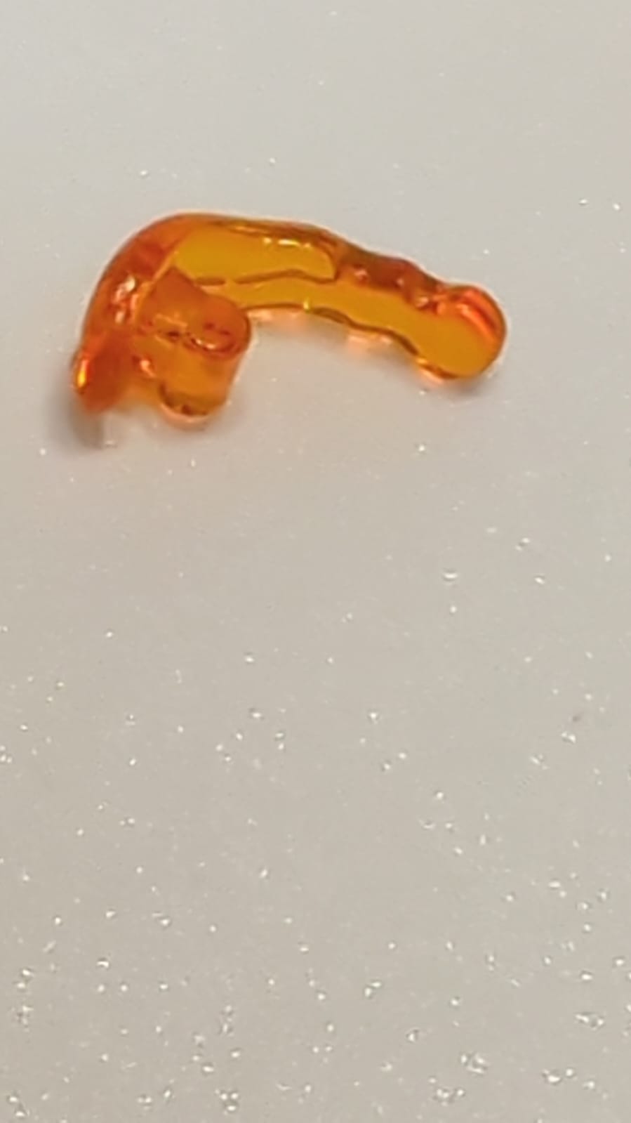 NEU Welle/Kraftexplosion mit Stangengriff transparent orange