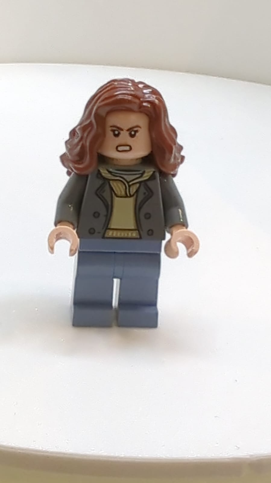 NEU Hermine Granger - neudunkelgraue Jacke über dunkelbeigem Hoodie hp530