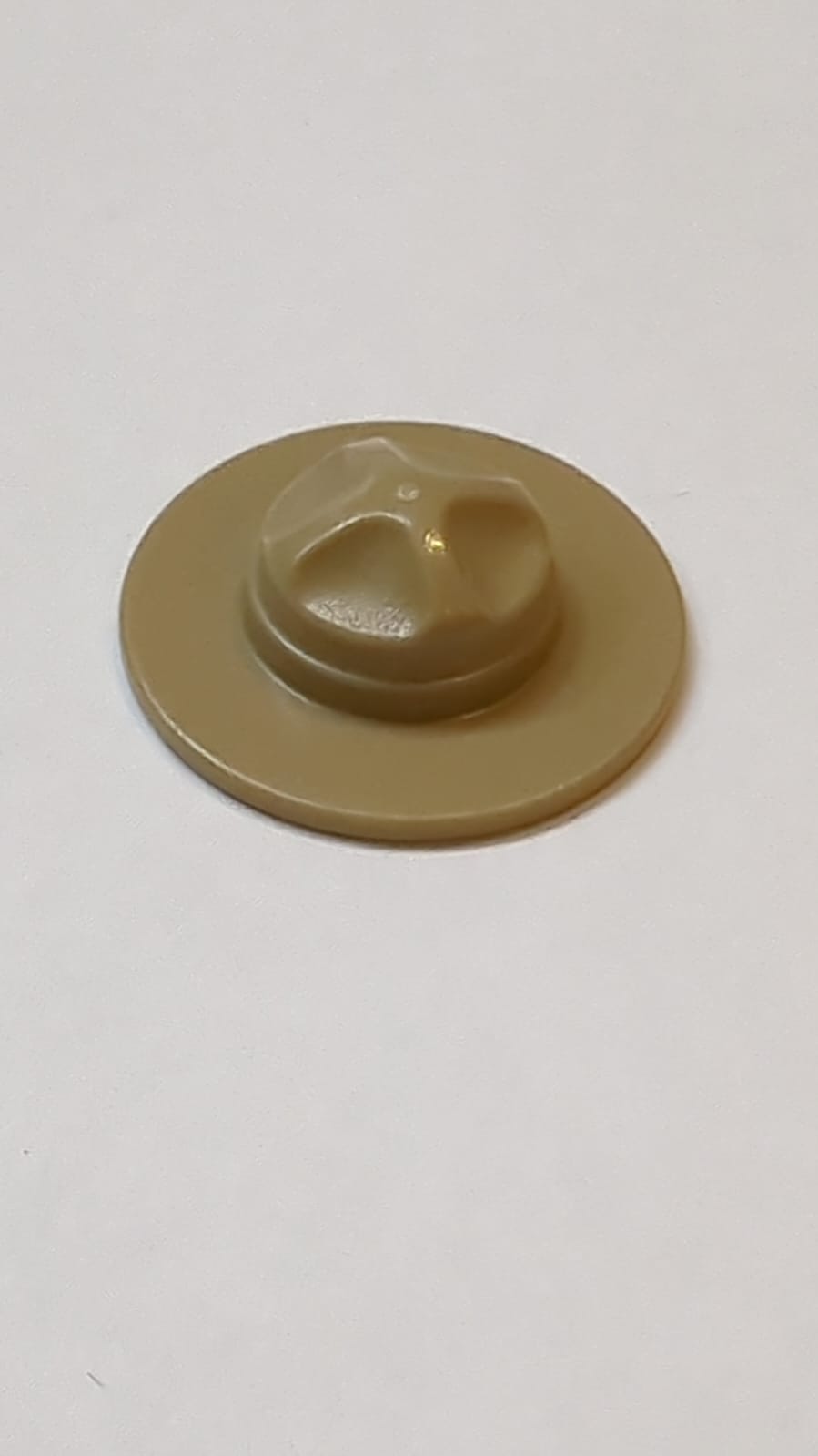 Minifigure, Headgear Hat, Campaign dunkelbeige