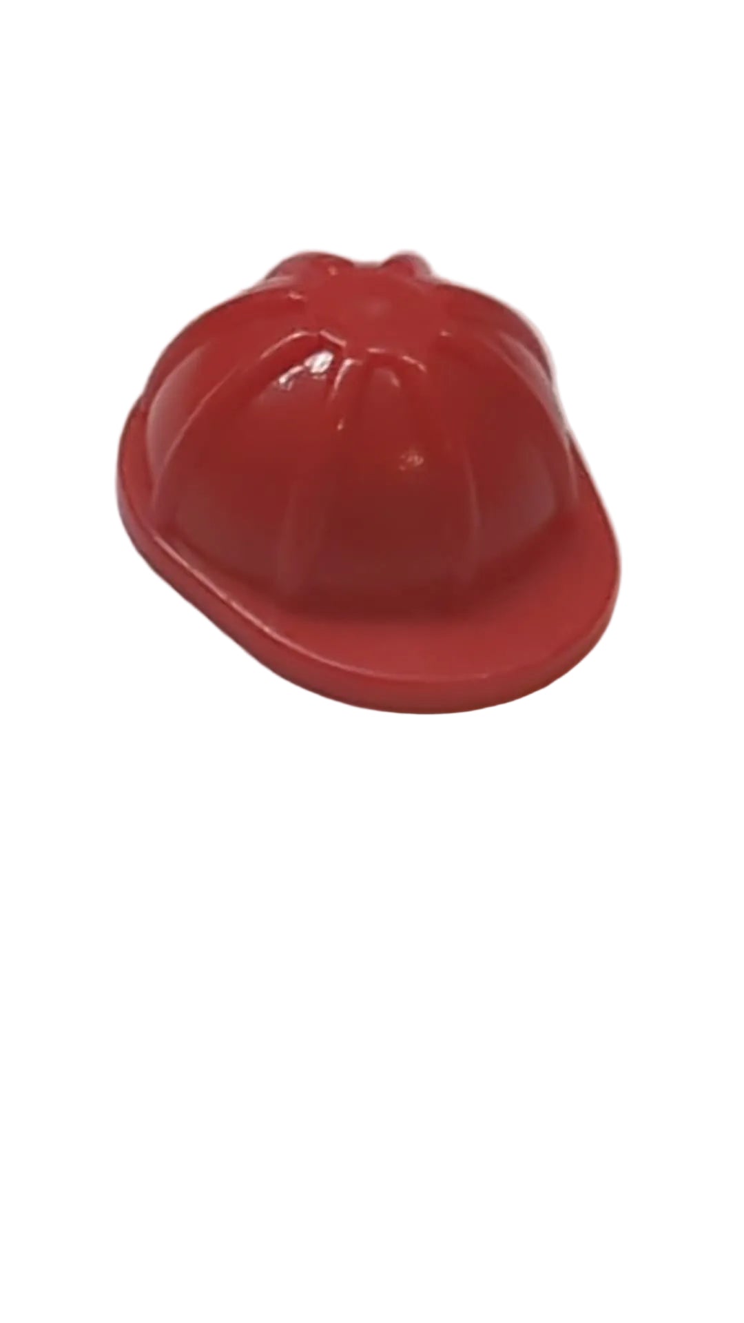 Bauarbeiterhelm, Kopfbedeckung Minifigur, rot