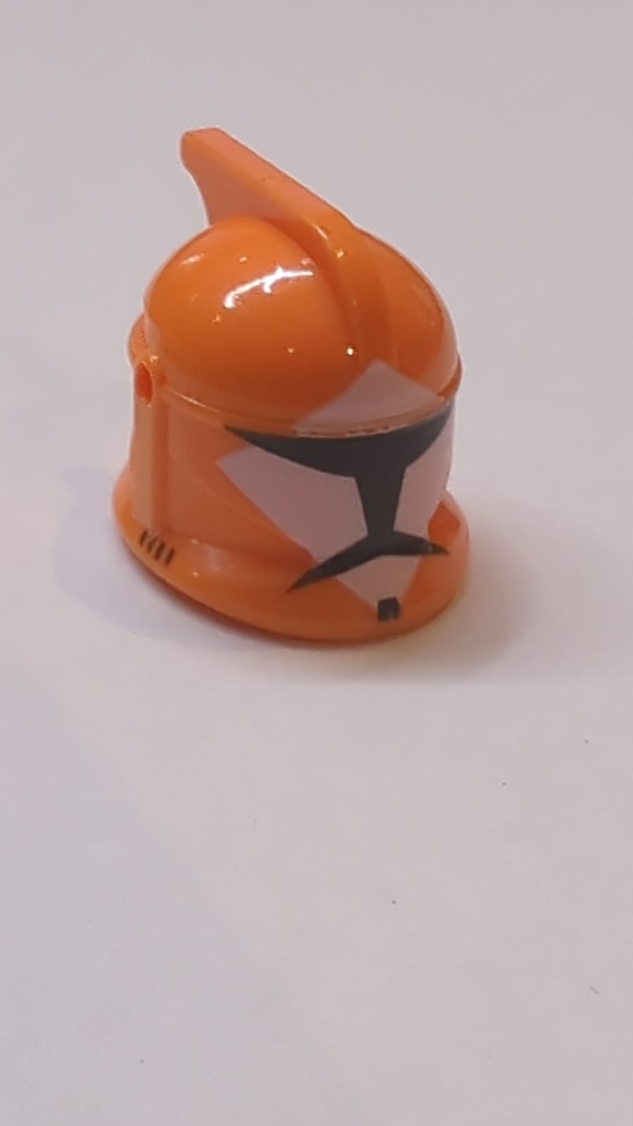 Kopfdeckung Helm SW Klonkrieger mit Löchern, Bombenentschärfer-Soldat Muster, orange