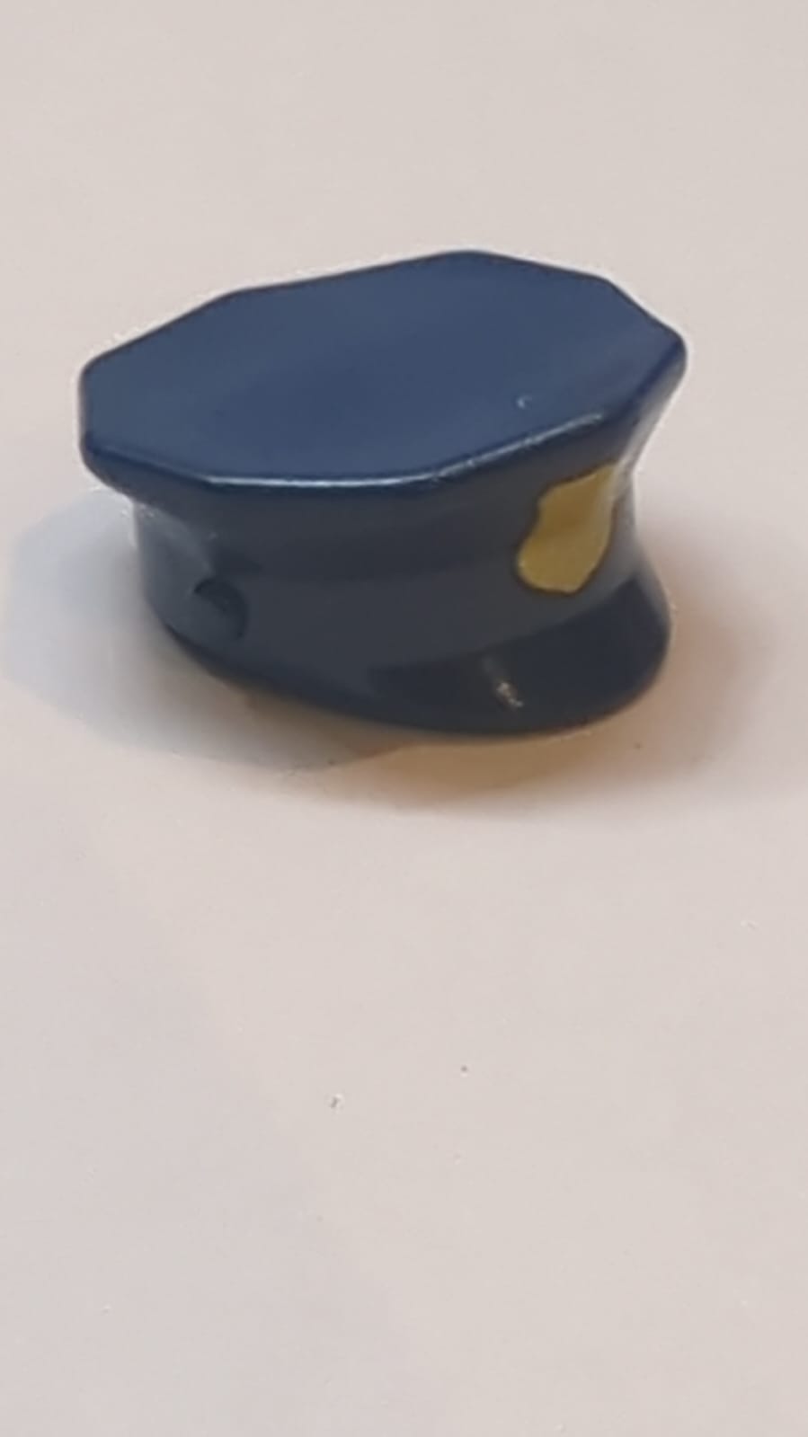 Minifigure, Headgear Hat, Police with Gold Badge Pattern