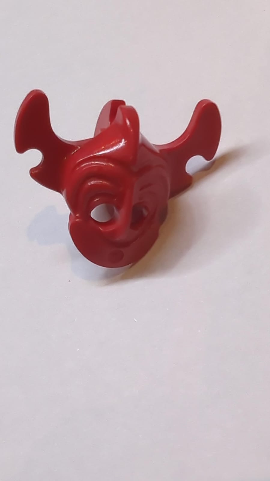 Kopfbedeckung Maske Isländer rot