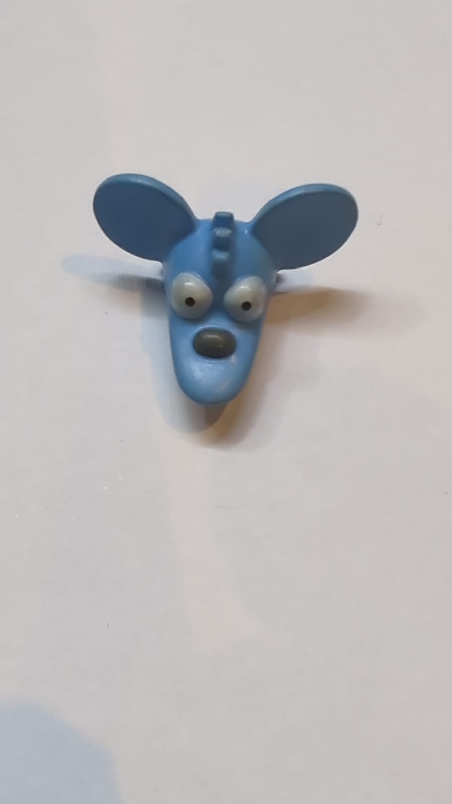 Kopf, Modifiziertes Simpsons Itchy-Muster mittelblau