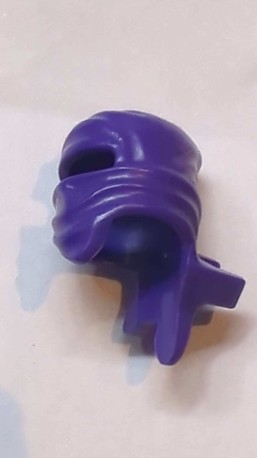 Kopfbedeckung Ninja-Wickel Tuch lila