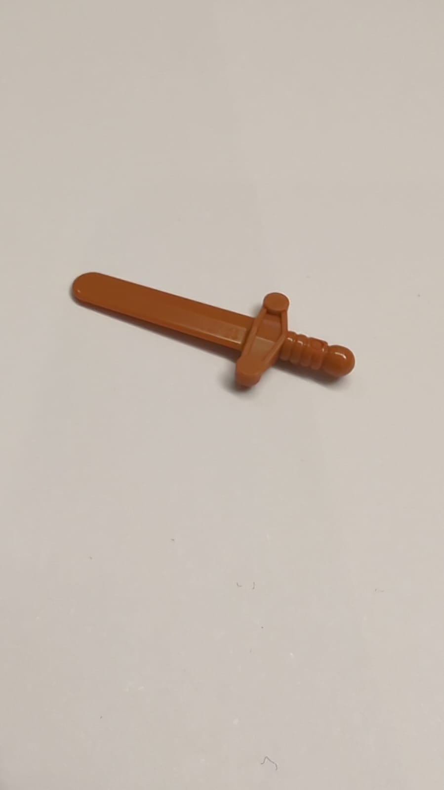 NEU Minifigur Waffe, Schwert Kurzschwert dunkelorange