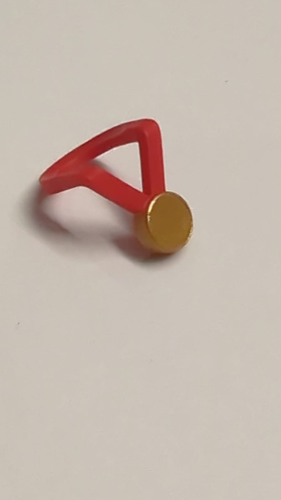 NEU Minifigur Utensil Medaille mit gold, rot