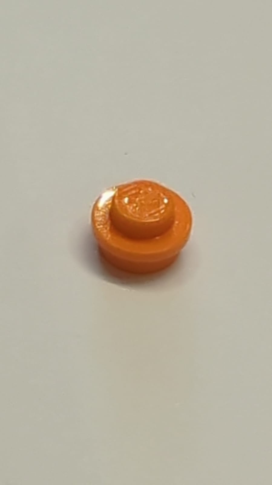 NEU Platte, Rund 1 x 1 orange