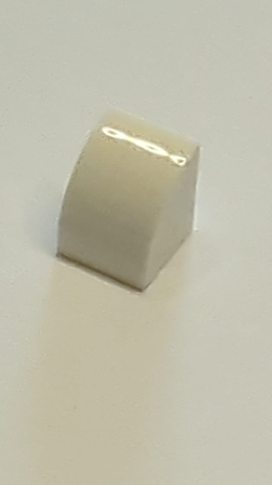 NEU Schrägstein gebogen 1 x 1 weiß