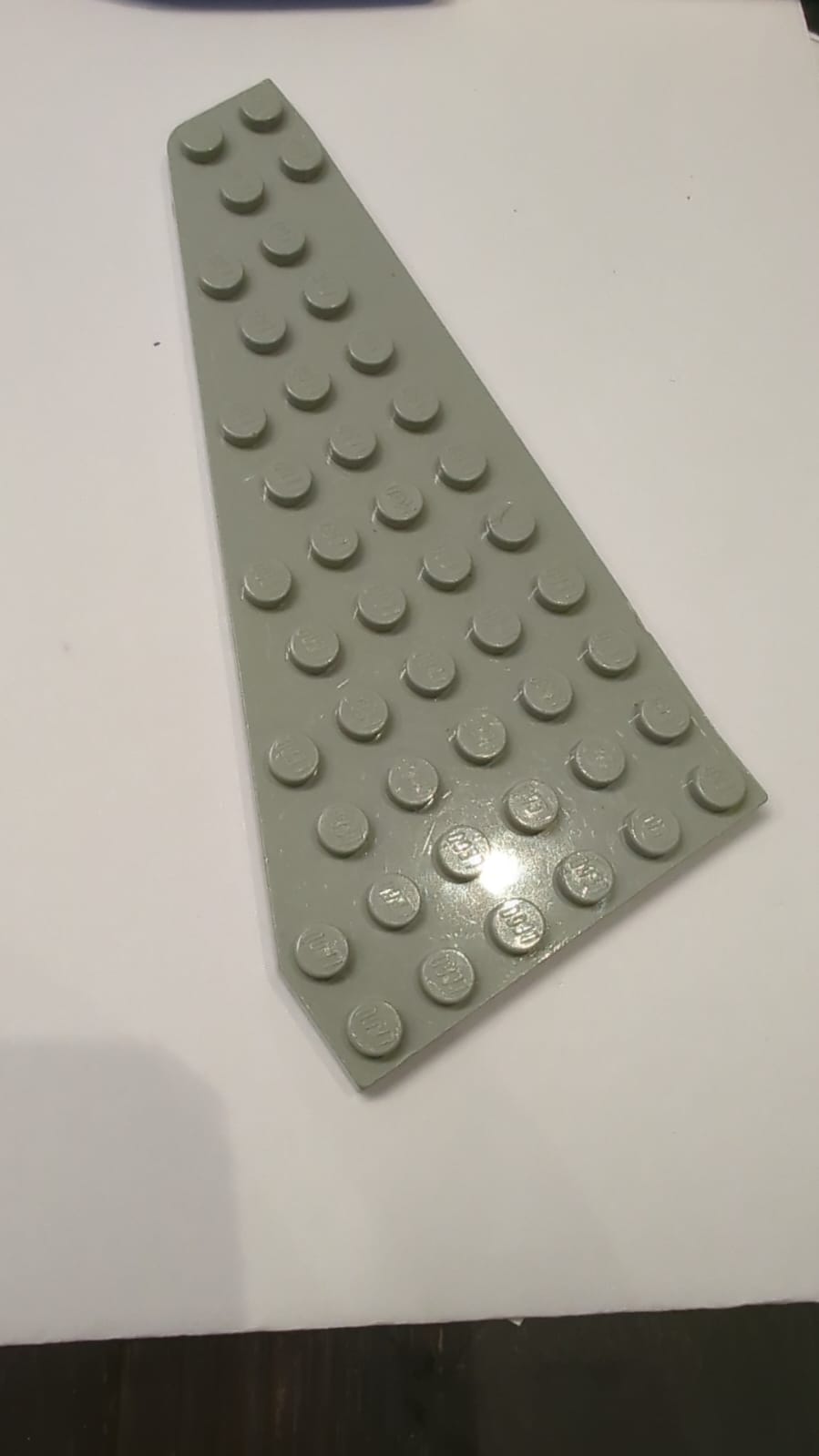 7x12 Flügelplatte Tragfläche links althellgrau