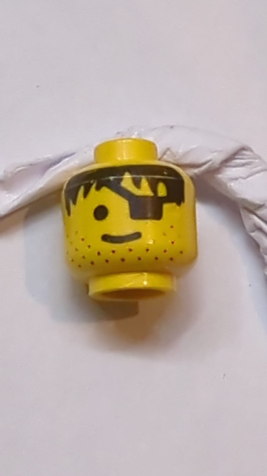 Kopf Männliche Augenklappe, Stoppeln, Schwarze Haarmuster