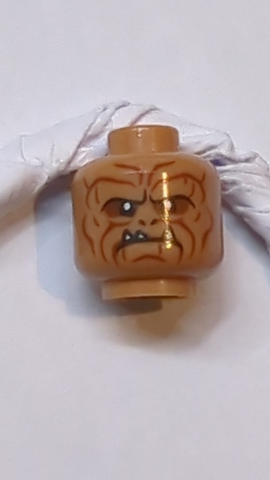 Kopf Außerirdischer mit SW Klatooinian Raider Muster