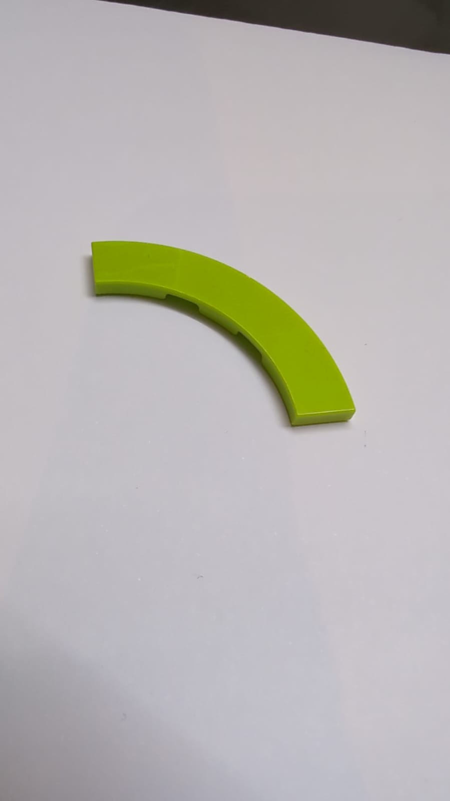 NEU Fliese, runde Kurve 4 x 4 Macaroni breit lindgrün